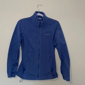 Blue vintage Columbia zip up